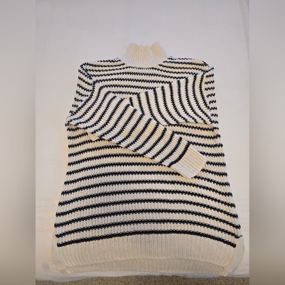 ABLE Cotton Striped Sweater - size XL